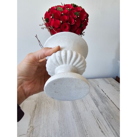 Pier 1 curl wood Bark heart face Valentine statue figurine unique Bush - Picture 9 of 9